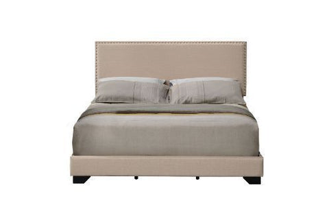 Leandros Queen Bed in Beige by Lissie Lou