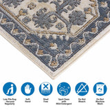 Tiled Border Area Rug (120"x95")