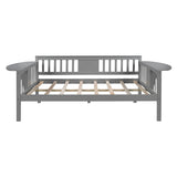 Full Size Daybed with Wood Slat Support - Sophisticated Gray- by Lissie Lou