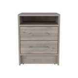 Nightstand in Light Gray by Lissie Lou