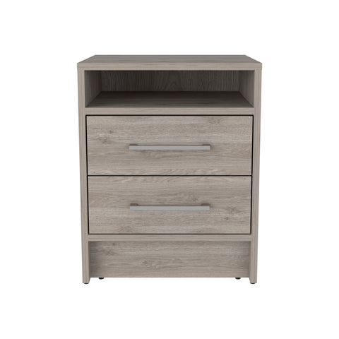 Nightstand in Light Gray by Lissie Lou