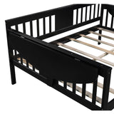 Full Size Daybed with Wood Slat Support - Espresso- by Lissie Lou