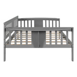 Full Size Daybed with Wood Slat Support - Sophisticated Gray- by Lissie Lou