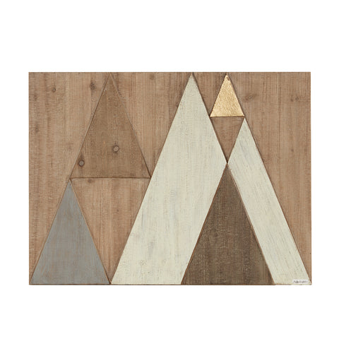 Layered Triangles by Lissie Lou- Wood Wall Decor - Modern Elegance Meets Artistic Design