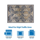 Tiled Border Area Rug (120"x95")