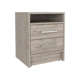 Nightstand in Light Gray by Lissie Lou