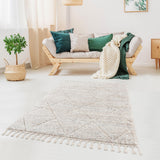 Talas Trellis Area Rug in Cream (120"x95")