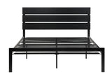 Elegant Black Metal Frame Queen Size Bed by Lissie Lou