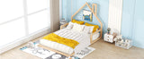 Haven Full Floor Bed - Natural Wood House Design by Lissie Lou