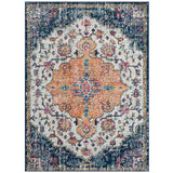 Boho Medallion Woven Area Rug (7x5) by Lissie Lou