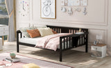 Full Size Daybed with Wood Slat Support - Espresso- by Lissie Lou