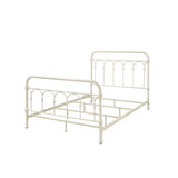 Lissie Lou Transitional Full Bed - Elegant White Metal