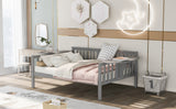 Full Size Daybed with Wood Slat Support - Sophisticated Gray- by Lissie Lou