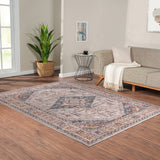 Vintage Medallion Woven Area Rug 10x8- Online Orders Only