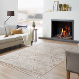 Talas Trellis Area Rug in Cream (120"x95")