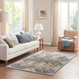 Tiled Border Area Rug (120"x95")