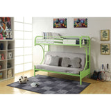 Eclipse Twin/Full/Futon Bunk Bed in Green by Lissie Lou