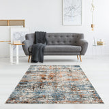 Lissie Lou Newport Abstract Area Rug - Multicolor, Soft and Stylish 8x10 Feet