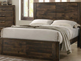 Elettra Eastern King Bed in Rustic Walnut by Lissie Lou