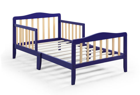 Twain Toddler Bed Blue/Natural