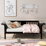 Full Size Daybed with Wood Slat Support - Espresso- by Lissie Lou